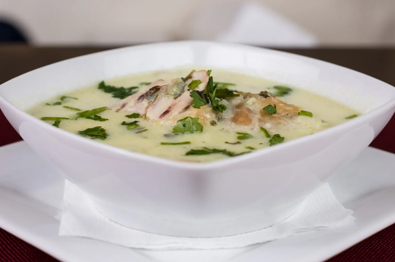 Belize-style potato soup.