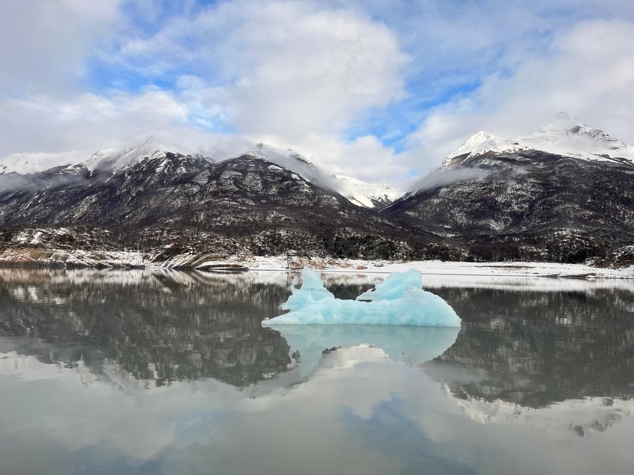 Navigating among deep blue icebergs is a wonderful experience.