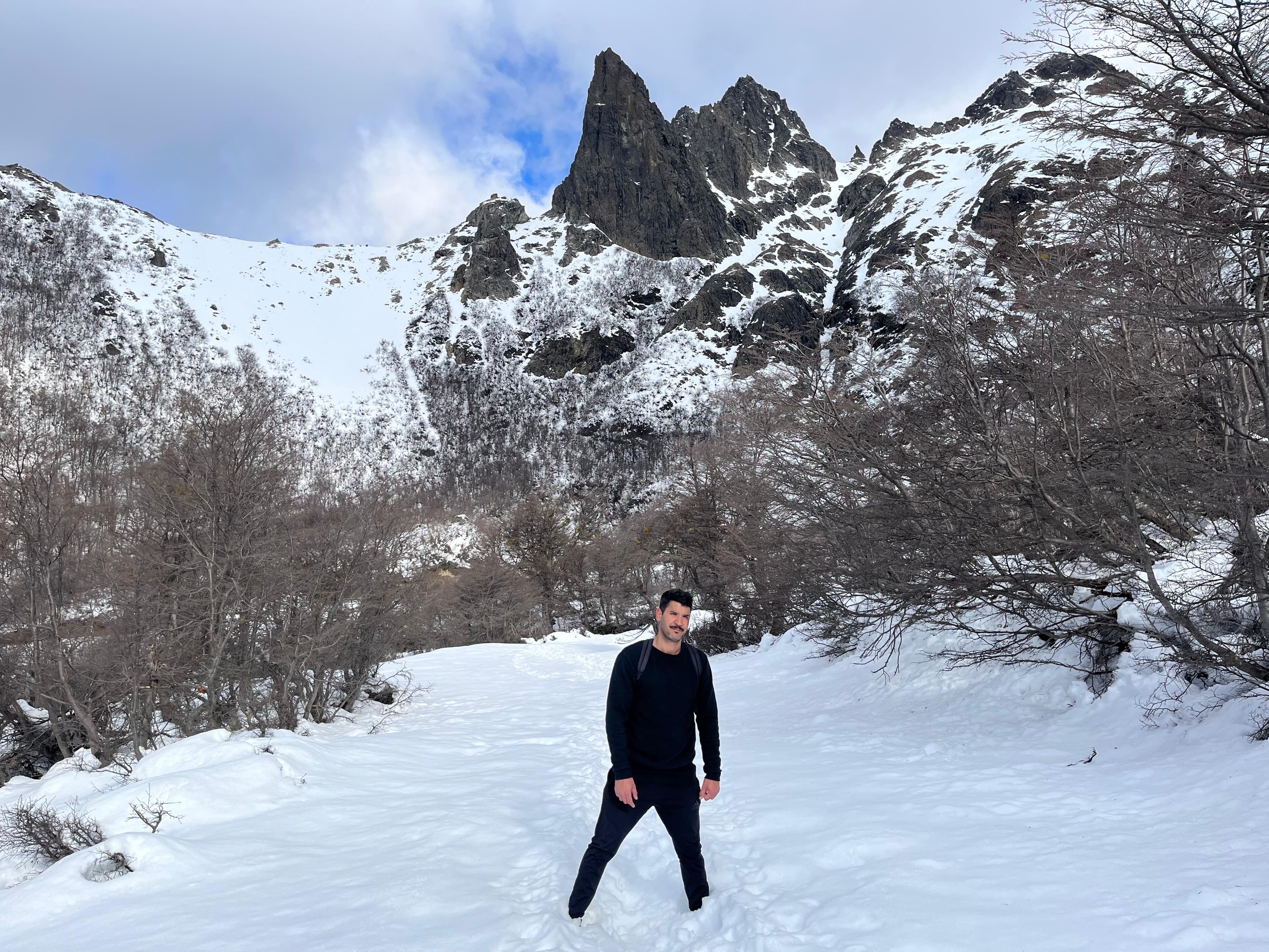 On the way to Refugio Lopez.