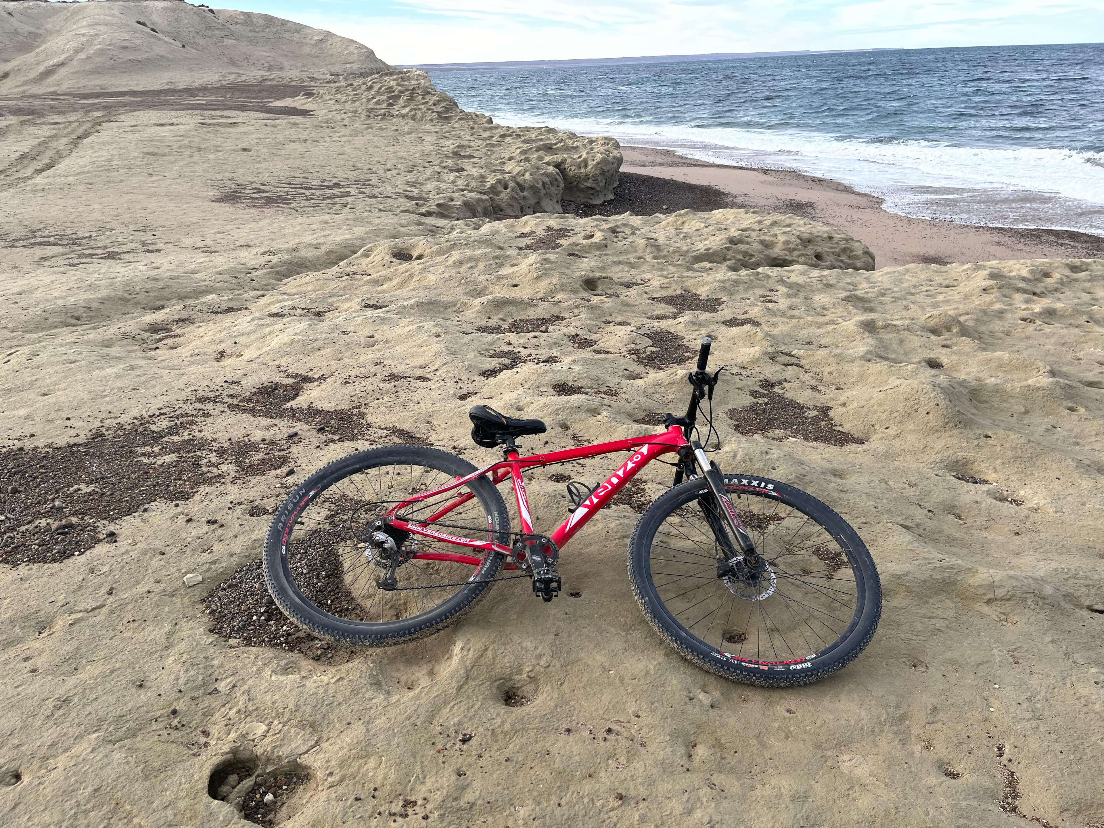 El Doradillo Beach, Puerto Madryn. Located 17 kilometers north of the city. Whales can be seen from the shore there during the months of September and October.