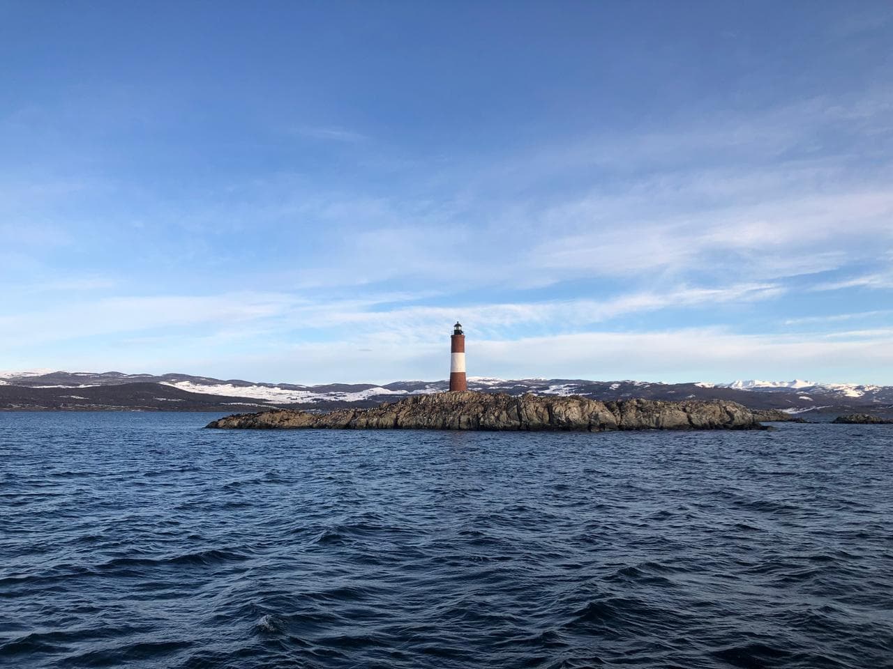 Les Éclaireurs Lighthouse, Ushuaia, Argentina.