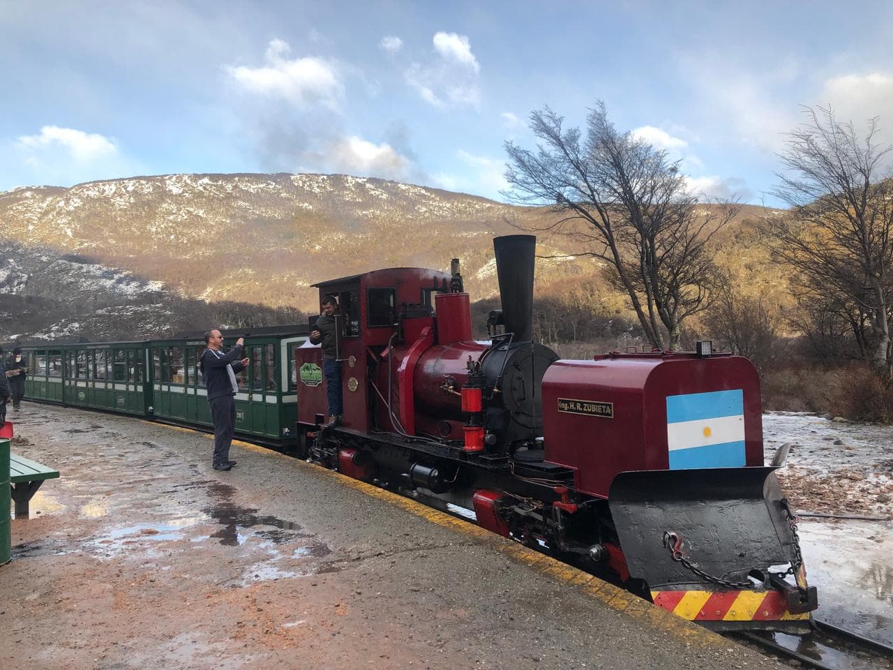 The End of the World Train, in Ushuaia, Argentina.
