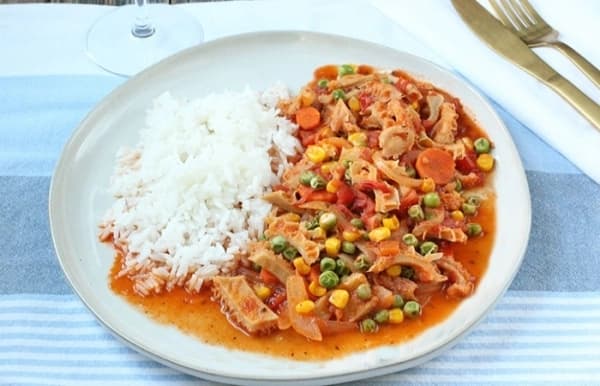 Picante de Guatitas, plato caracteristico del norte de Chile.