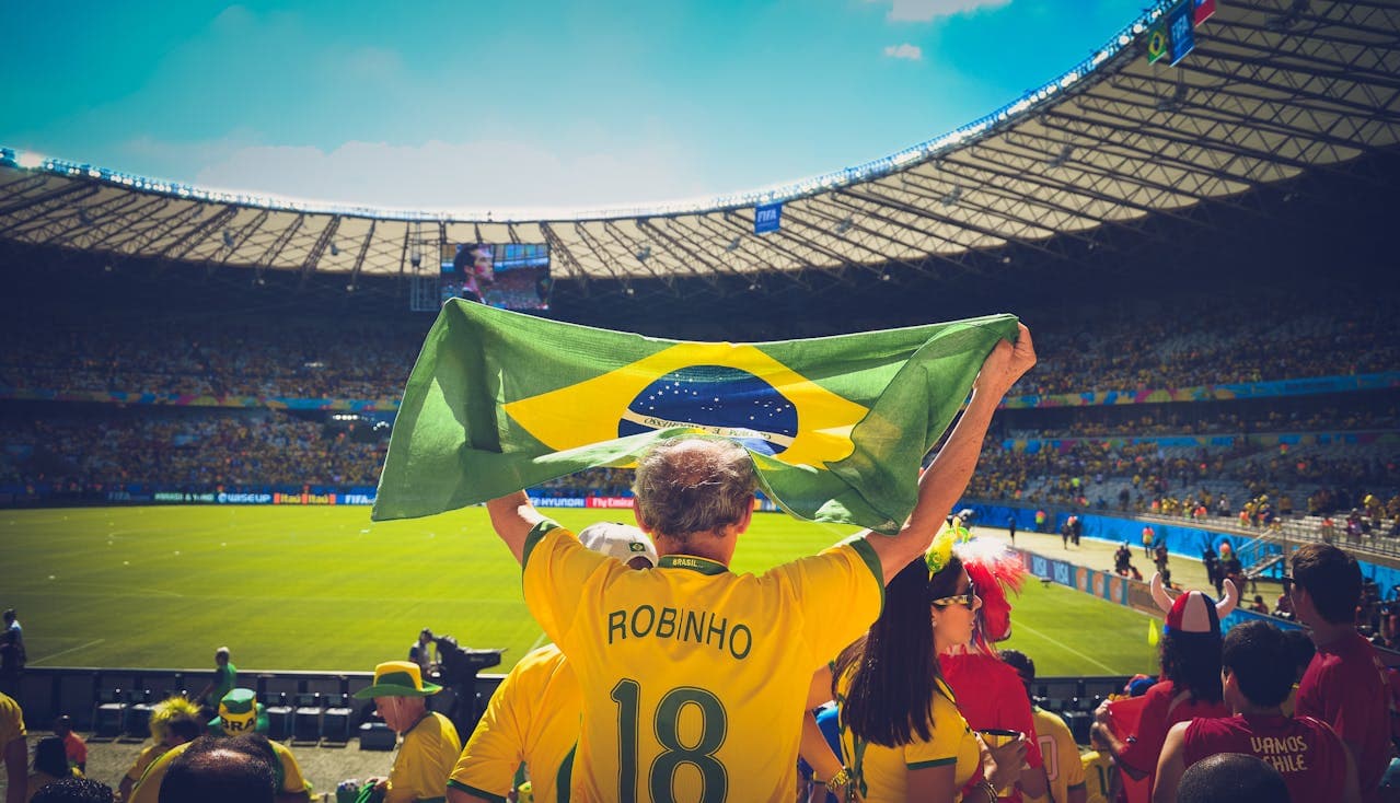 Its people have a great passion for football. They are highly skilled at playing it. Brazil is the national team with the most World Cup trophies in history (5 titles).