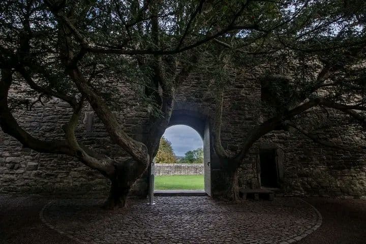 Patio interior del Castillo de Craigmillar. Escocia.