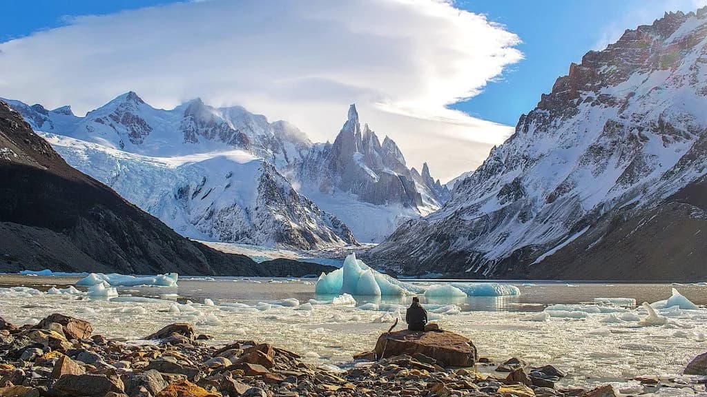 Laguna Torre in El Chaltén, Argentina.