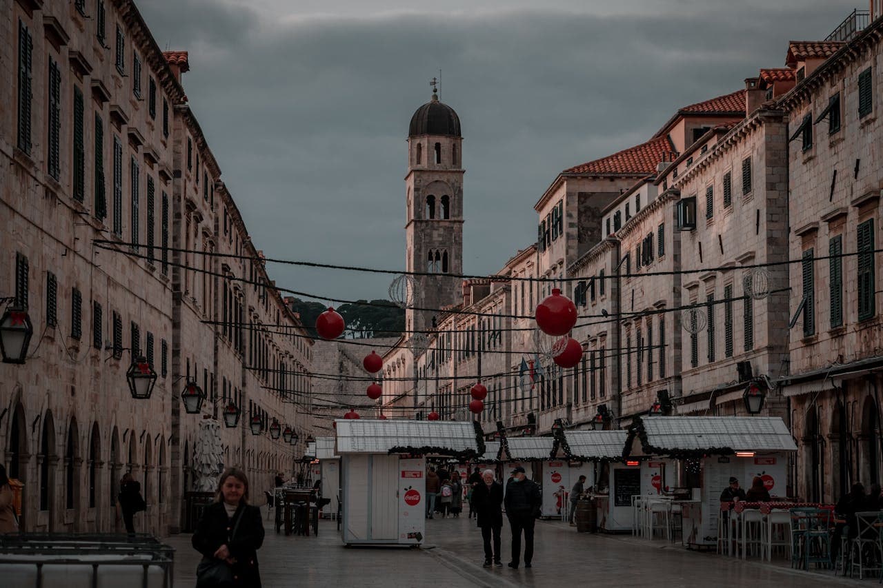 Stradun, the main street of Dubrovnik, is the heart of the Old Town.