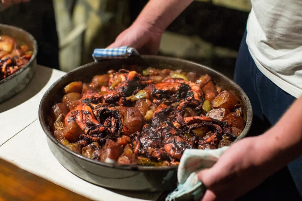 The ritual of Peka: traditional Croatian food cooked under embers.