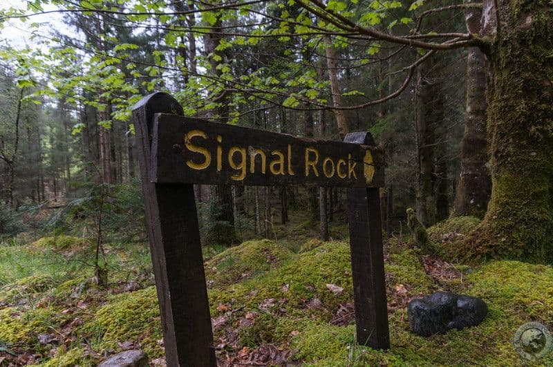 Trail to Signal Rock in Glencoe, Scotland.