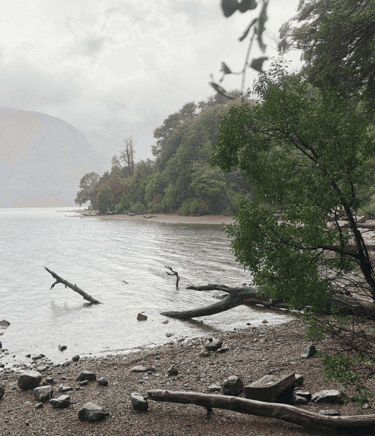 Lake Gutierrez and waterfall