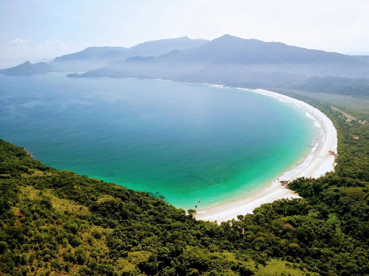 Lopes Mendes Beach, Ilha Grande, Brazil.