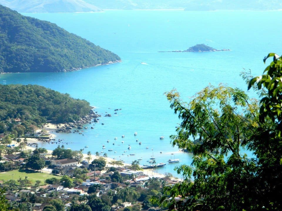 Vila do Abraão, Ilha Grande, Brazil.