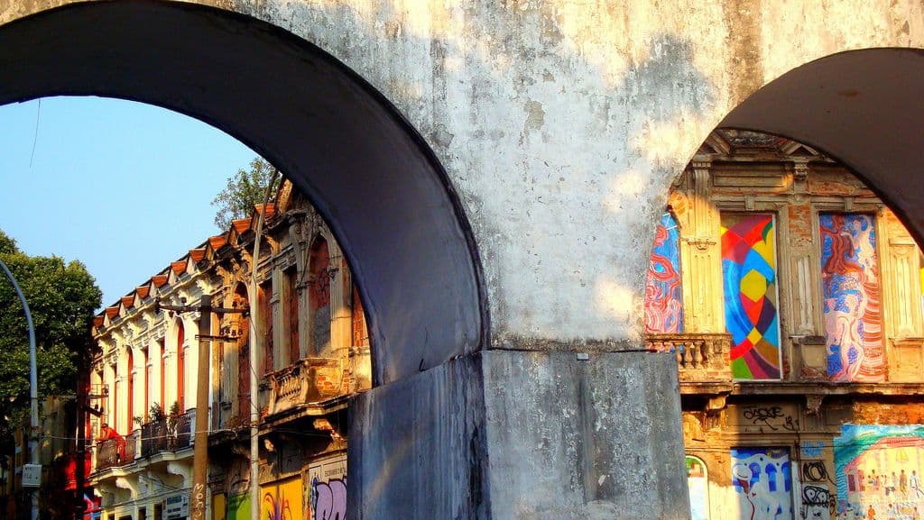 Arcos da Lapa in Rio de Janeiro, Brazil.