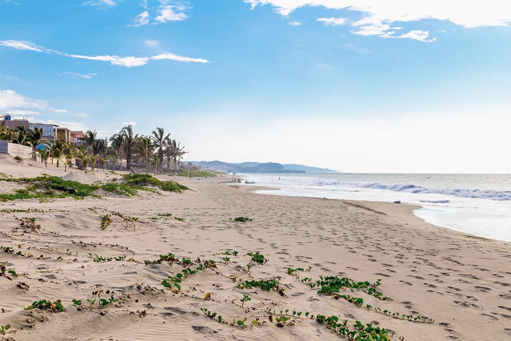 Las Pocitas area, 3 km from the center of Mancora, Peru.