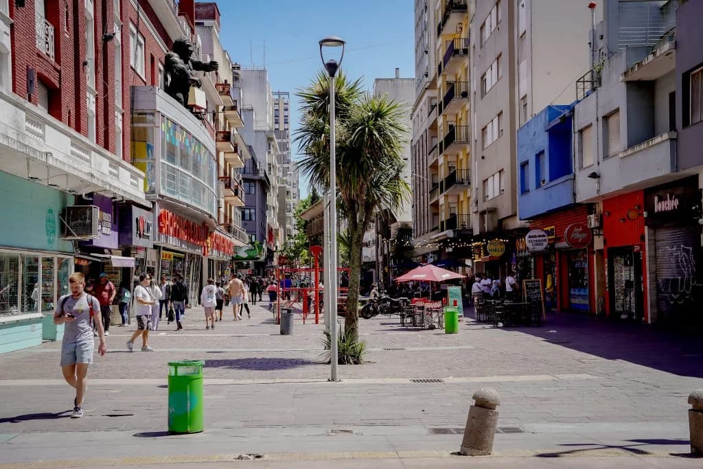 Peatonal san Martin, un clásico del centro marplatense.