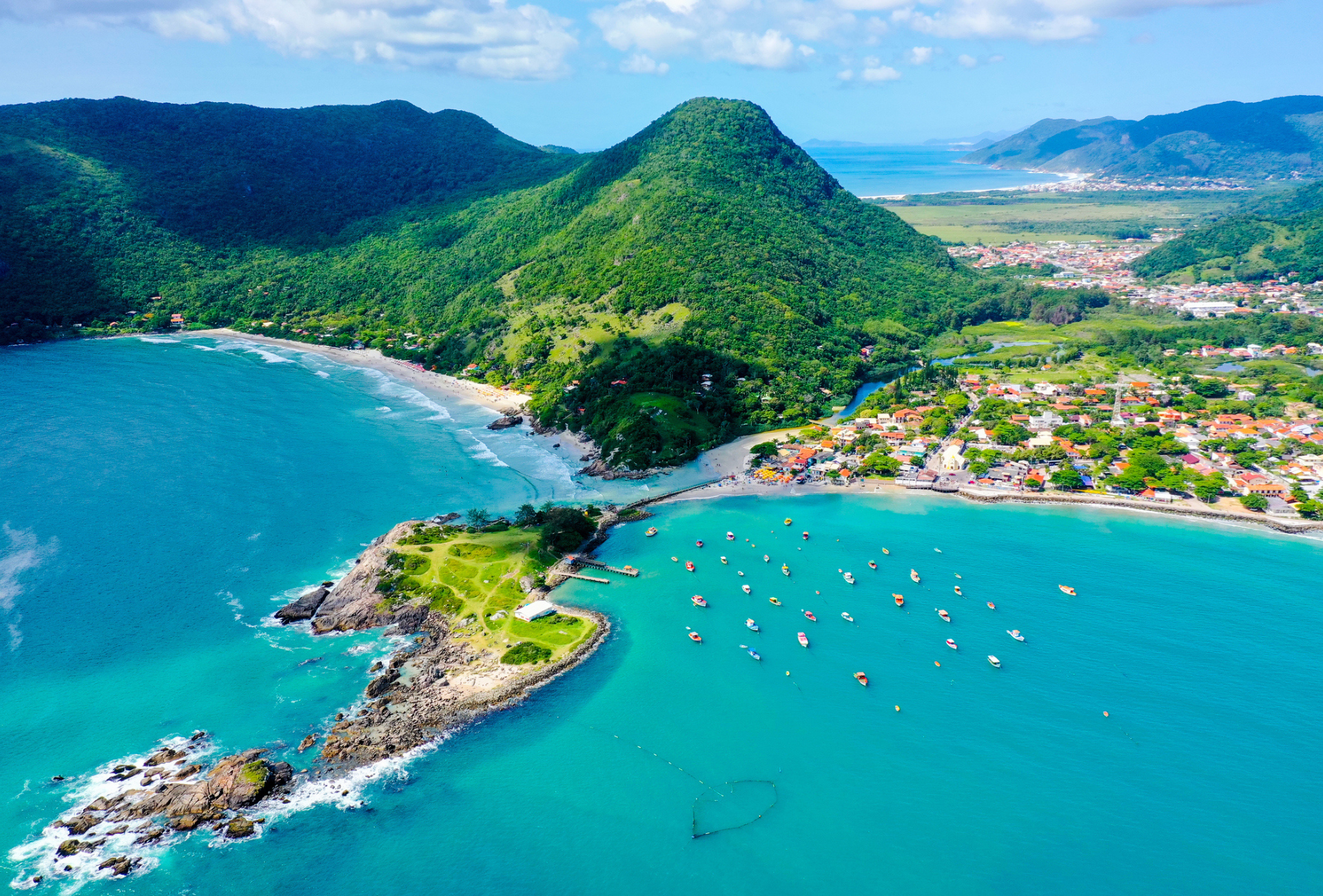 Florianópolis, known as the 'Magic Island', has more than forty beaches offering very diverse environments.
