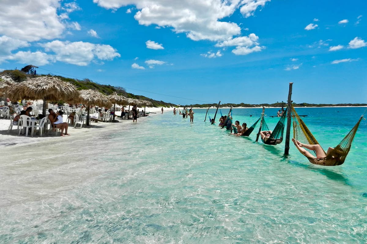 Jericoacoara is a bohemian and isolated oasis hidden among gigantic moving dunes on the coast of Ceará state in northeastern Brazil.