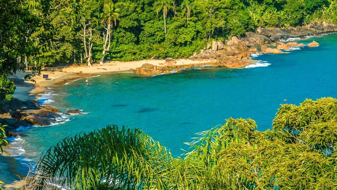 Praia do Cedro do Sul – Trilha das 7 Praias. Ubatuba, Brasil.