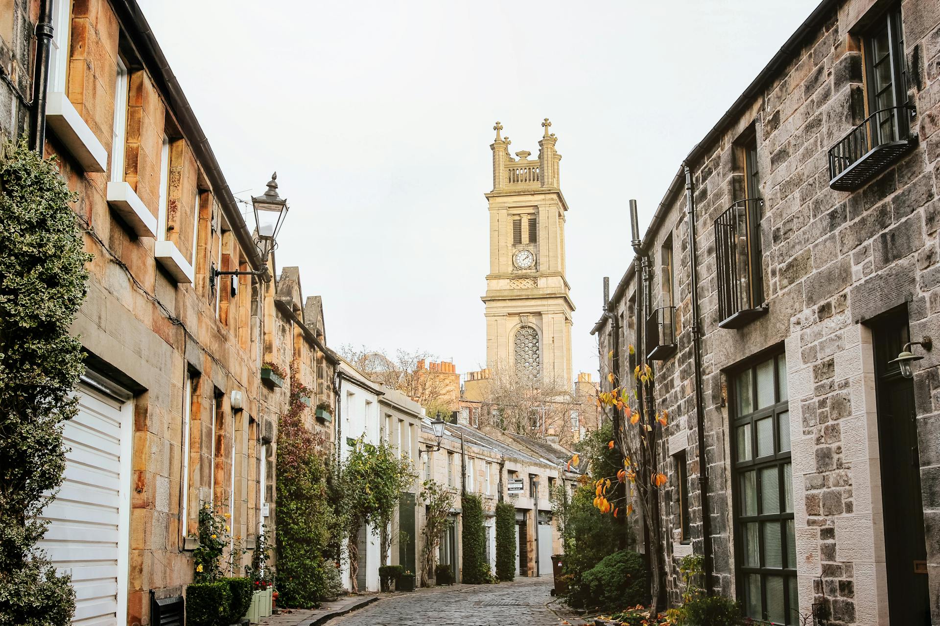 Circus Lane, Edinburgh, Scotland.