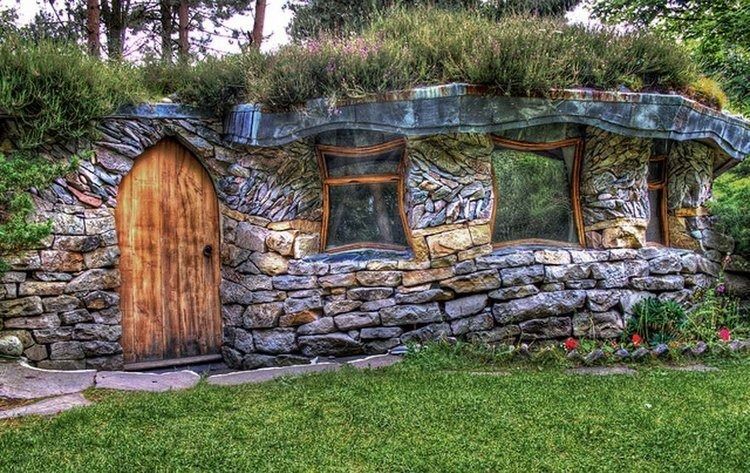 The Findhorn Ecovillage located on the Scottish coast of the Moray Firth.