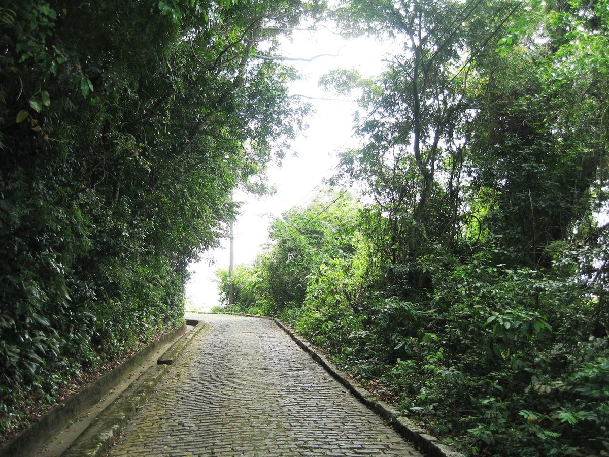 Caminata de subida moderada al Forte de Leme, son unos 15 o 20 minutos de trayecto. Río de Janeiro, Brasil.