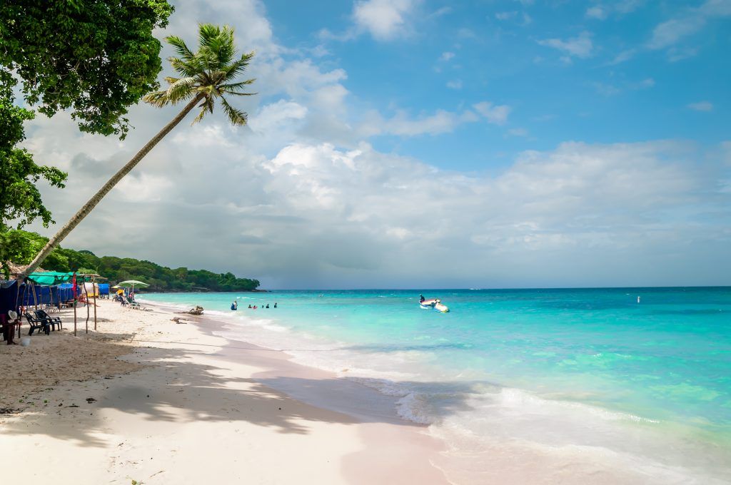 Playa Blanca, Isla Barú, Colombia.