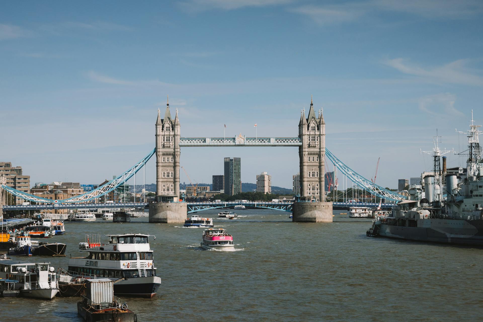 Tower Bridge. More than a bridge: an icon of steel and stone that has watched over the Thames since 1894.