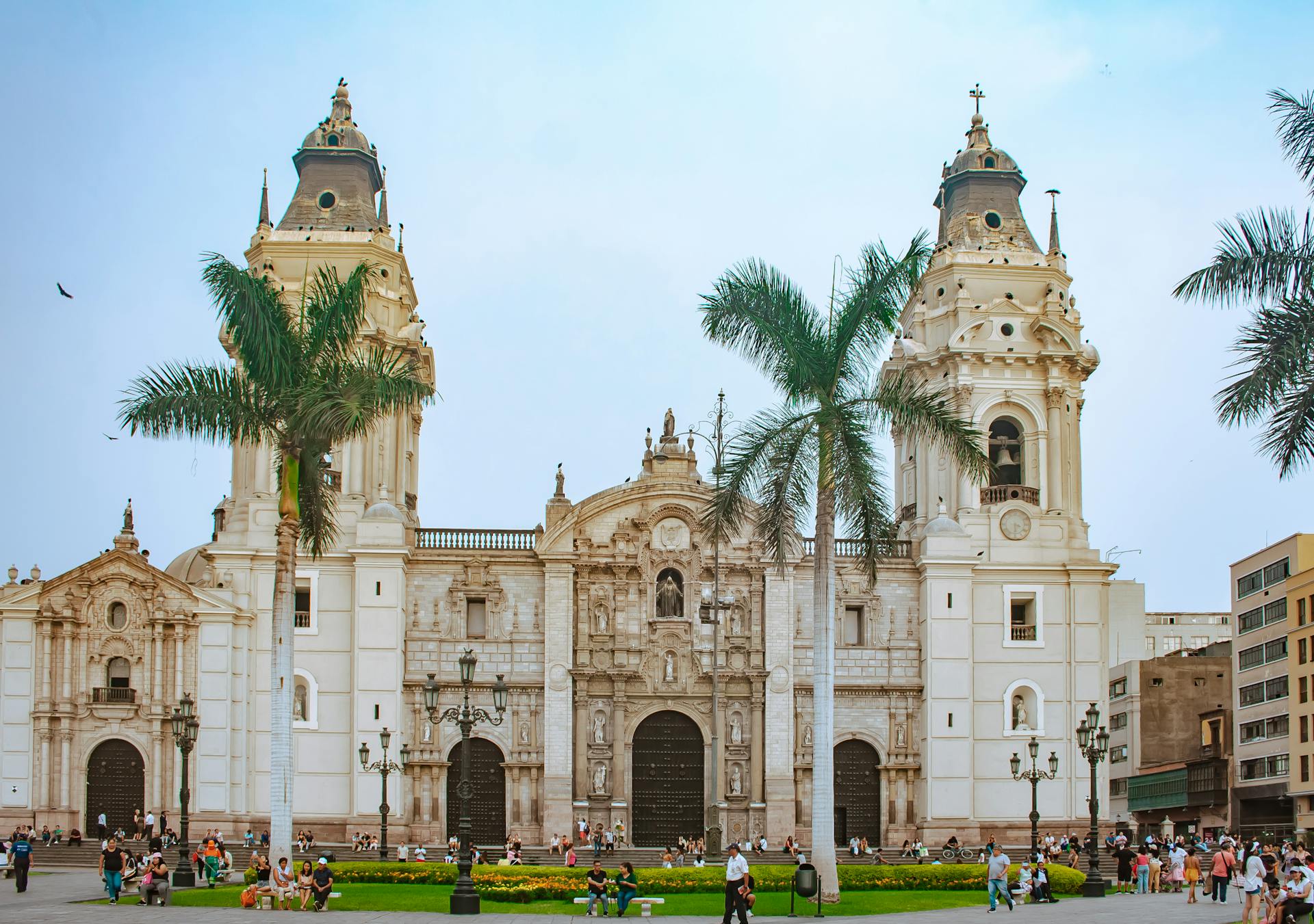Plaza de Armas de Lima, en el centro histórico de la ciudad.