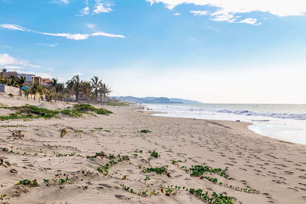Zona de Las Pocitas, a 3 km del centro de Mancora, Perú.