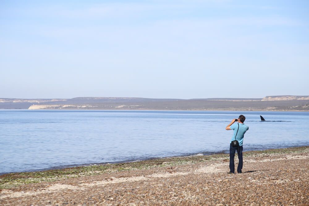 El Doradillo Beach, Puerto Madryn, Argentina.