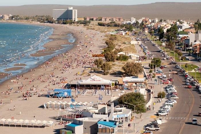 Waterfront of Puerto Madryn, Argentina.