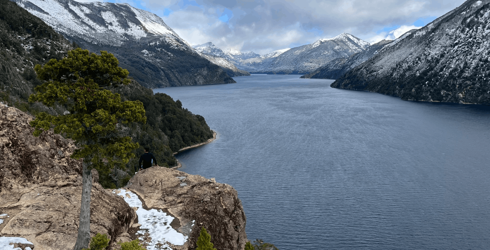 Vista desde el mirador Brazo Tristeza, Bariloche, Argentina