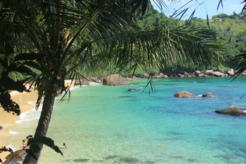 Praia de Picinguaba, Ubatuba, Brasil.