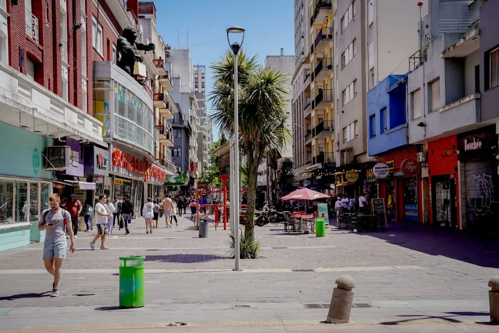 Peatonal san Martin, un clásico del centro marplatense.